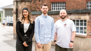 Nikita Ghai, Arthur Tyrer and Al Davies